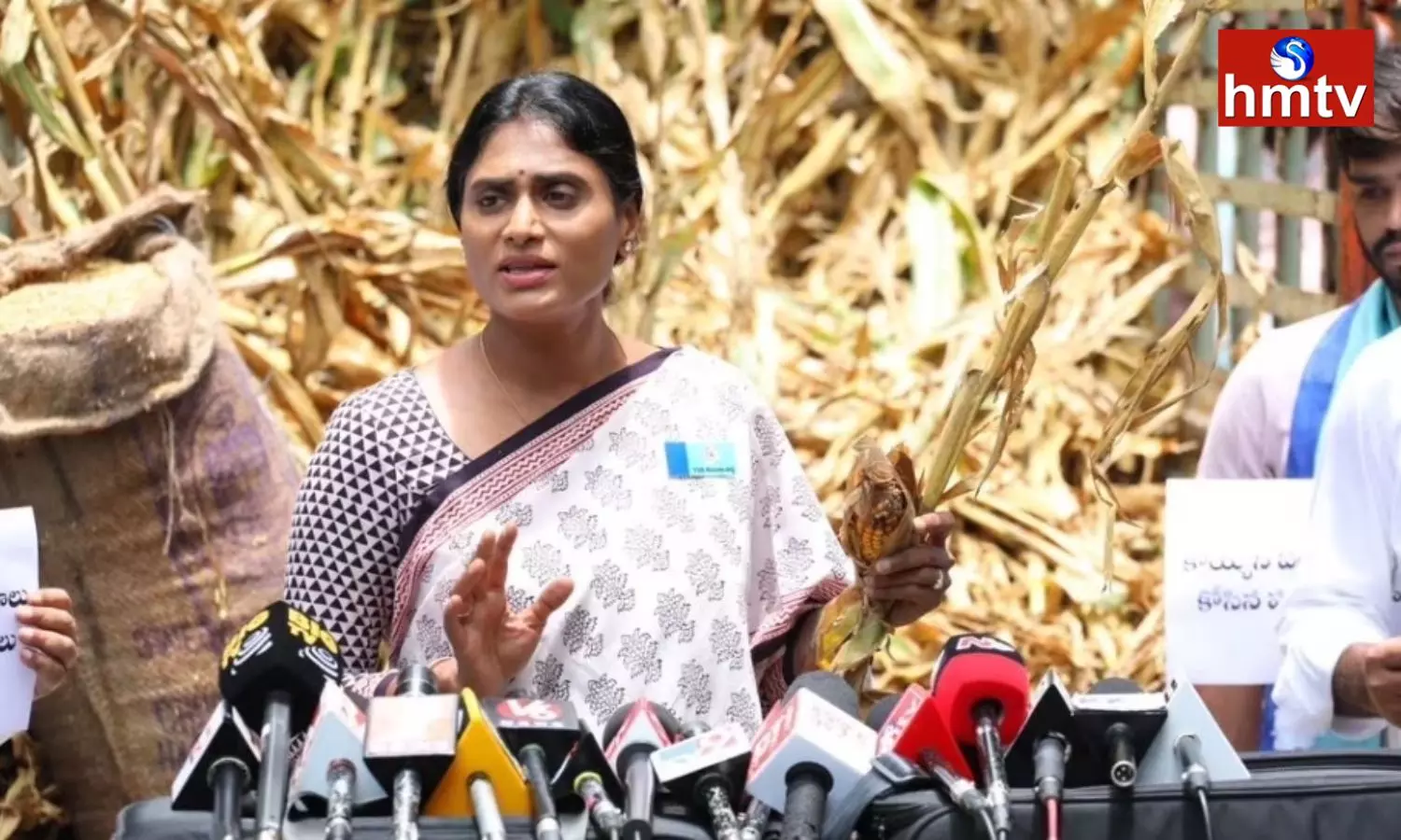 YS Sharmila About Crop Compensation