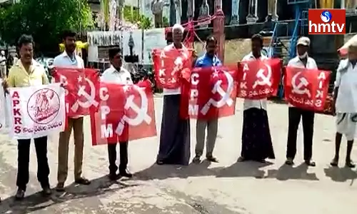 Tension In Nandigama About Privatization Of Vizag Steel Plant Tension In Nandigama About Privatization Of Vizag Steel Plant