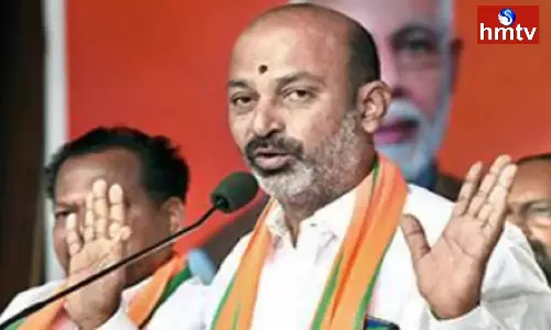 Bandi Sanjay Hot Comments on Ponguleti Srinivas Inclusion