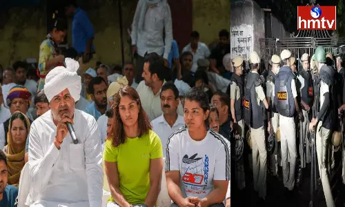Kisan Morcha Protest in Support of Wrestlers
