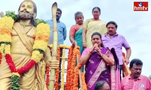 Minister Roja Tribute To Alluri Sitarama Raju