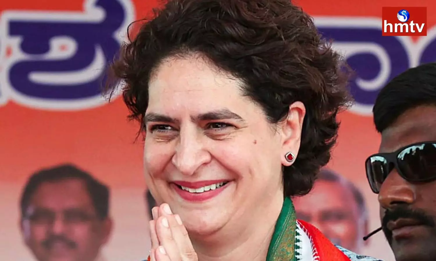 Priyanka Gandhi Reached Begumpet Priyanka Gandhi Reached Begumpet
