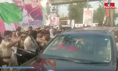 Police Attack on Revanth Reddys Driver