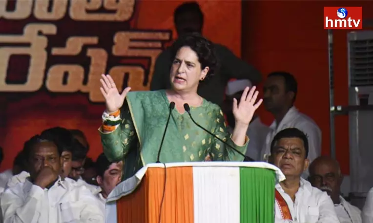 Priyanka Gandhi Speech At Telangana Congress Yuva Sangharshana Sabha