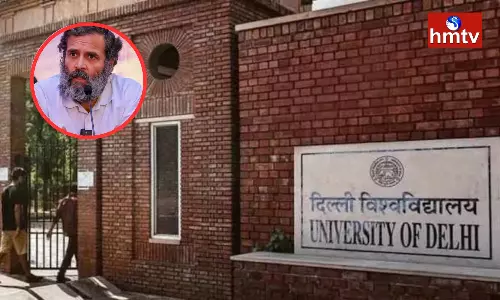 Delhi University Send Notices To Rahul Gandhi Delhi University Send Notices To Rahul Gandhi