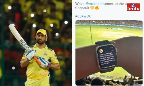 Mahi Mania at Chepauk as MS Dhoni Walks Out to Bat