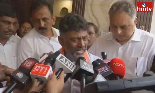 Karnataka Congress President DK Shivakumar gets emotional on his party victory in Assembly Elections
