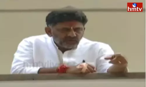 DK Shiva Kumar Press Meet At His House