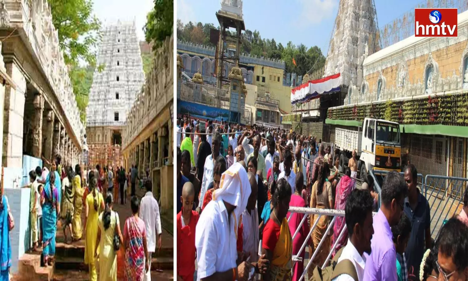 Huge Devotees Rush At Tirumala Tirupati Temple