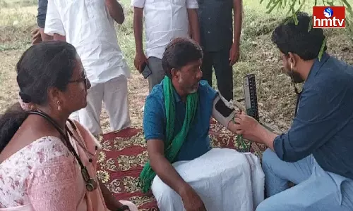 CLP leader Bhatti Vikramarka fell ill During the Padayatra CLP leader Bhatti Vikramarka fell ill During the Padayatra