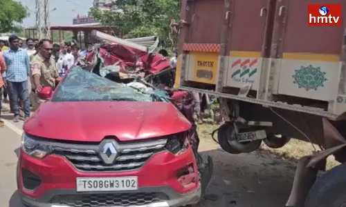 Road Accident In Ranga Reddy District Road Accident In Ranga Reddy District