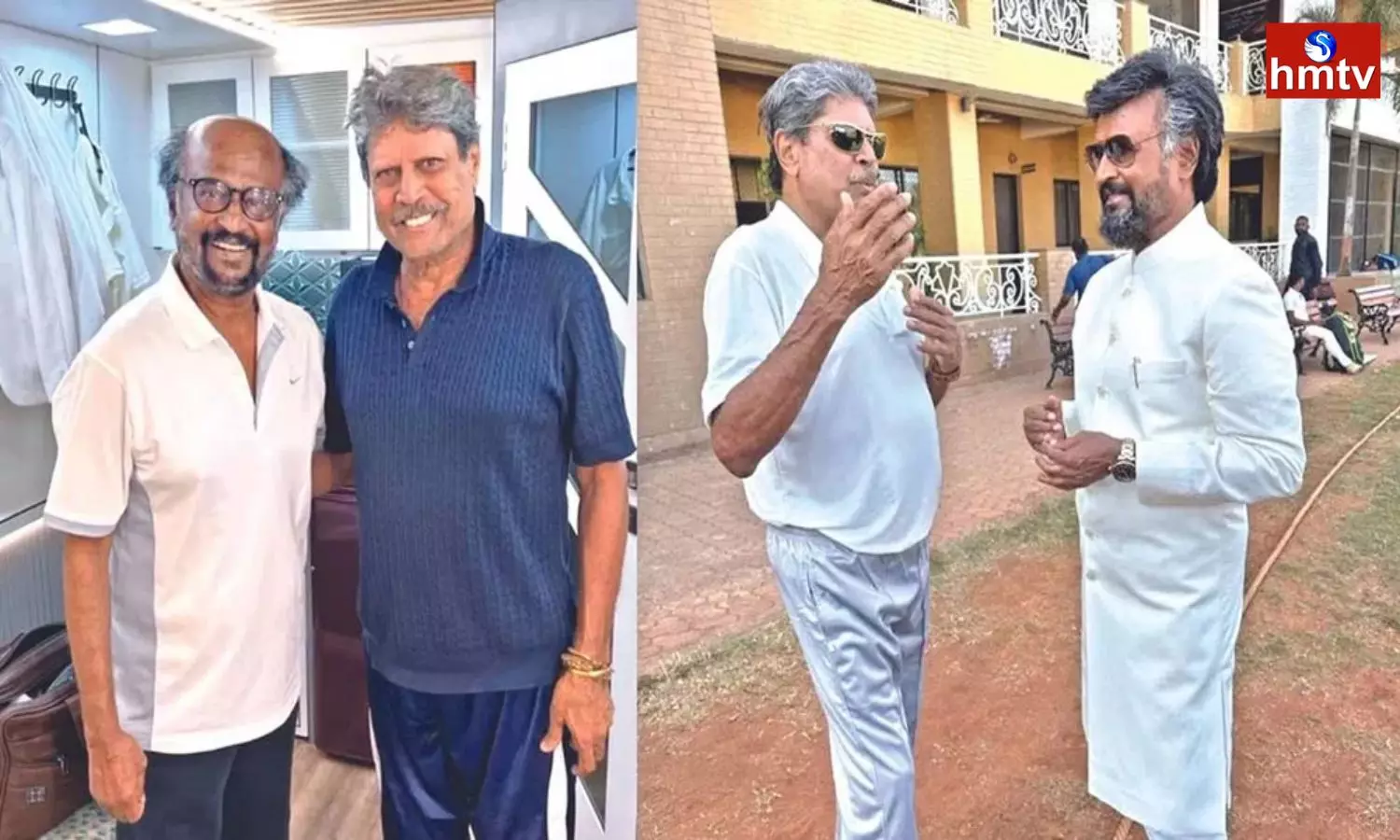 Rajinikanth Shares Pic with Kapil Dev from sets of Laal Salaam