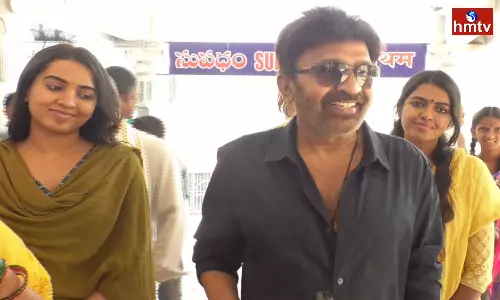 Raja Sekhar Says Happy To Visit Tirumala Swamy Raja Sekhar Says Happy To Visit Tirumala Swamy