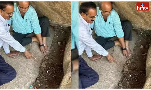 6000 Year Old Neolithic Celts Found At BNR Hills In Hyderabad 6000 Year Old Neolithic Celts Found At BNR Hills In Hyderabad