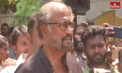 Rajinikanth Pays Tribute To Sarath Babu In Chennai