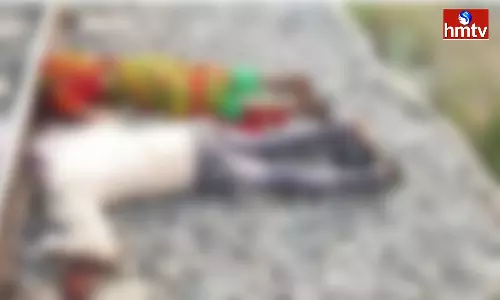Woman and Man Ends Life After Falling Under Train in Prakasam