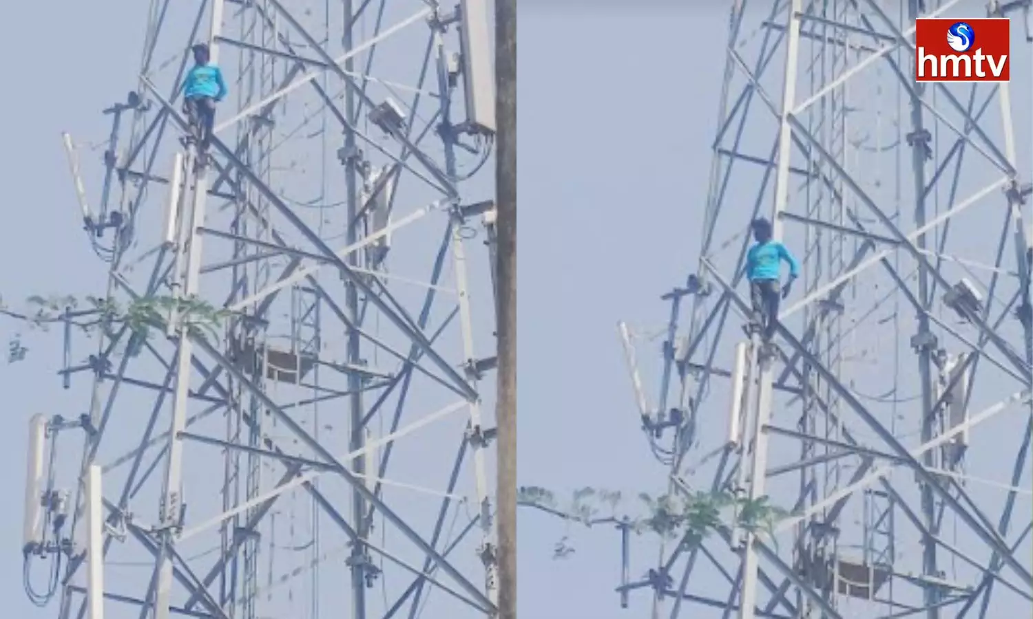 Man Climbs Mobile Tower, Demands Wife Return