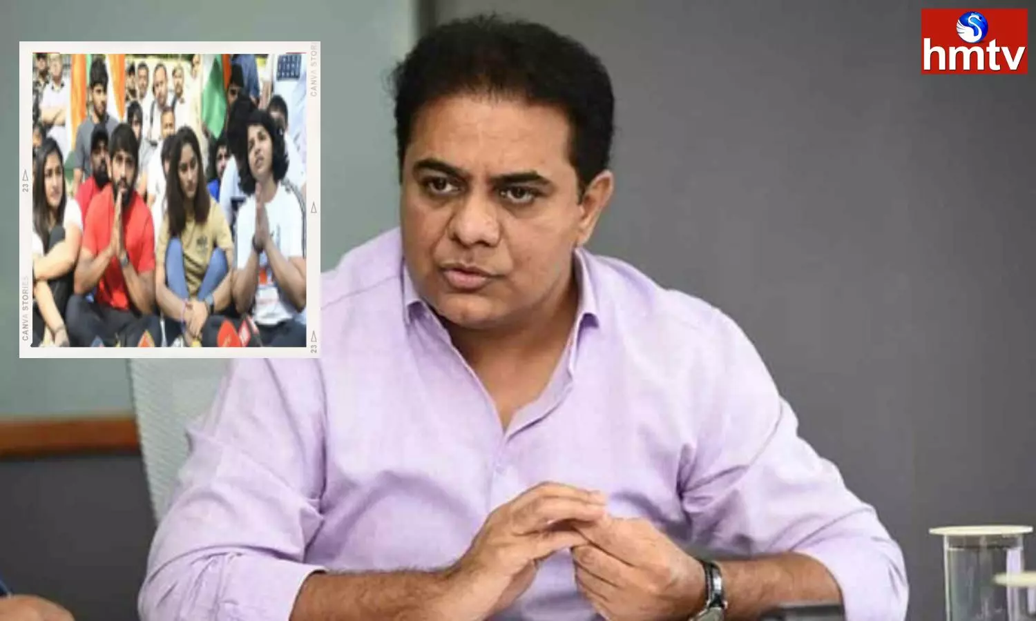 Minister KTR Supported The Wrestlers on Twitter