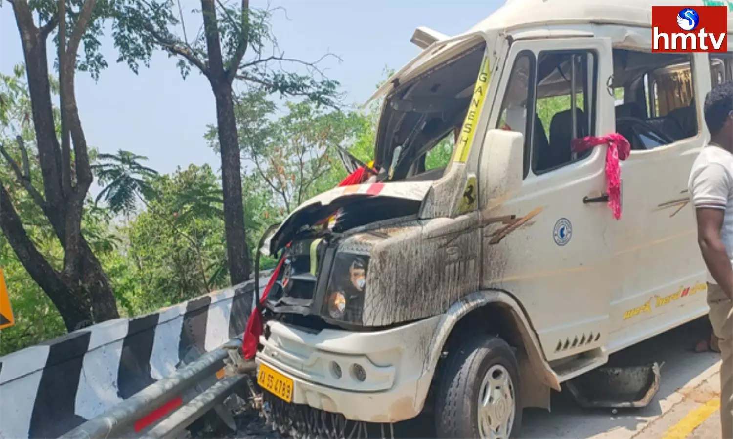 Road Accident in Tirumala Ghat Road Devotes Injured