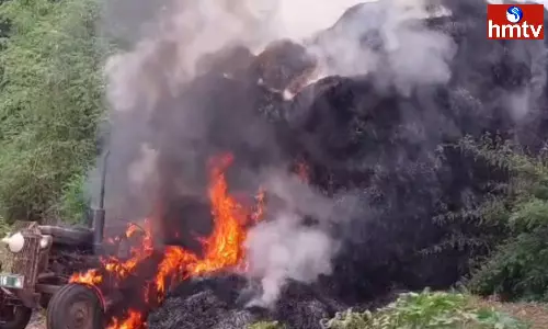 Fire Accident in Bapatla District