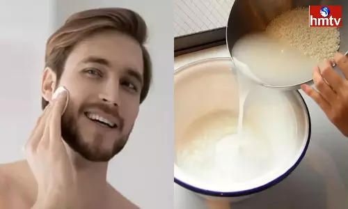 Alert for Men If you Apply Rice Water on Your Face You will Look Young