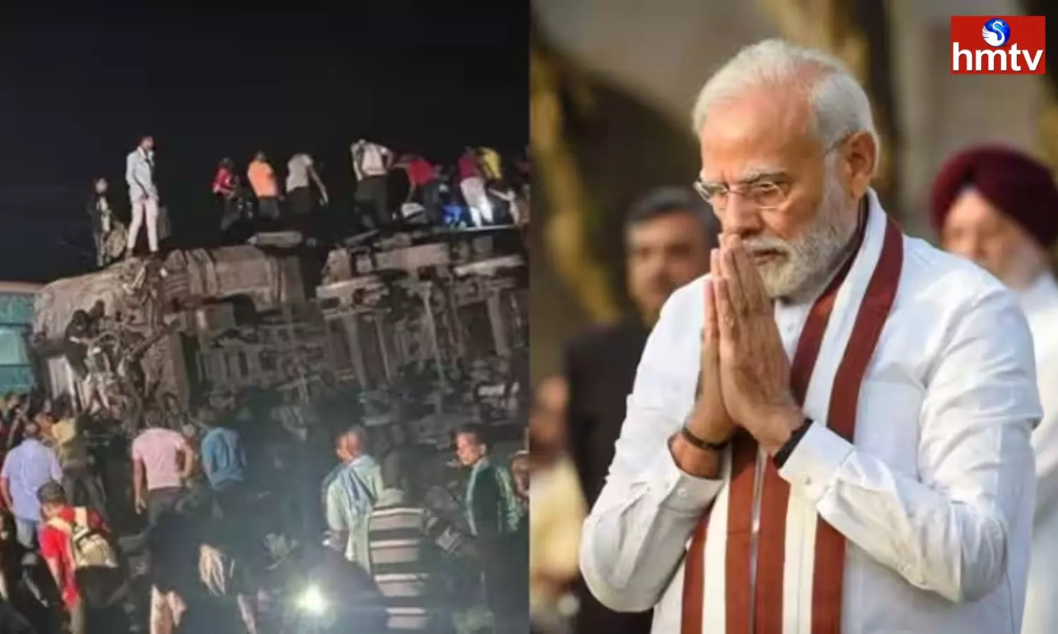 PM Modi Reached the Odisha Train Accident Site