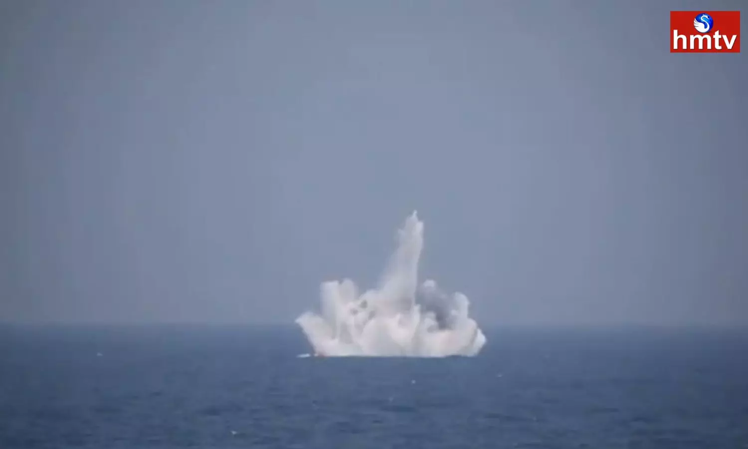 Successful engagement of an underwater target by an indigenously developed Heavy Weight Torpedo by the Indian Navy