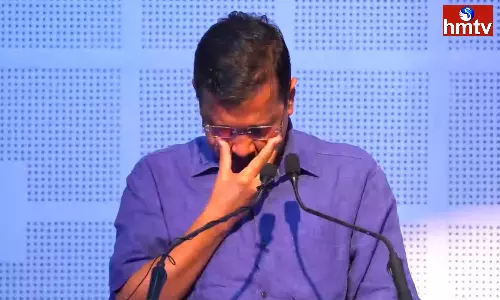 Delhi CM Arvind Kejriwal Tears Up, Says Missing Manish Sisodia