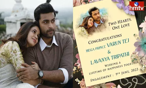 Varun Tej Lavanya Tripathi Engagement Invitation Card Viral in Social Media Varun Tej Lavanya Tripathi Engagement Invitation Card Viral in Social Media