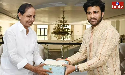 Sharwanand Invites Cm Kcr To His Wedding Party Sharwanand Invites Cm Kcr To His Wedding Party