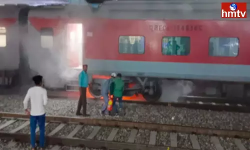 Fire in Durg-Puri Express in Odisha