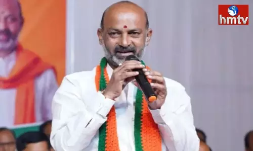 Bandi Sanjay Teleconference With BJP Leaders Bandi Sanjay Teleconference With BJP Leaders