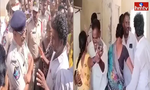 Tripurantakam Police Station Desieged In Anger