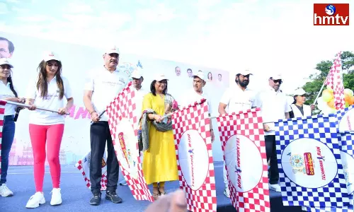 Telangana Run on Hyderabad Necklace Road Telangana Run on Hyderabad Necklace Road