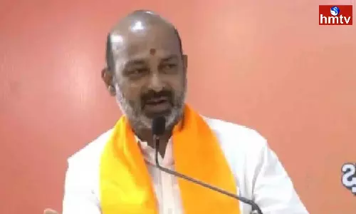 Bandi Sanjay is Angry about the Campaign Going on  Social Media