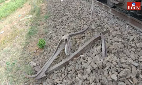 Goods Train Derailed Near Anakapalle