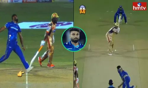 Salem Spartans Captain Abhishek Tanwar Gave 18 Runs of 1 Ball Salem Spartans Captain Abhishek Tanwar Gave 18 Runs of 1 Ball