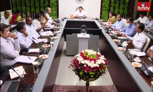CM Jagan Review With District Collectors And SPs CM Jagan Review With District Collectors And SPs