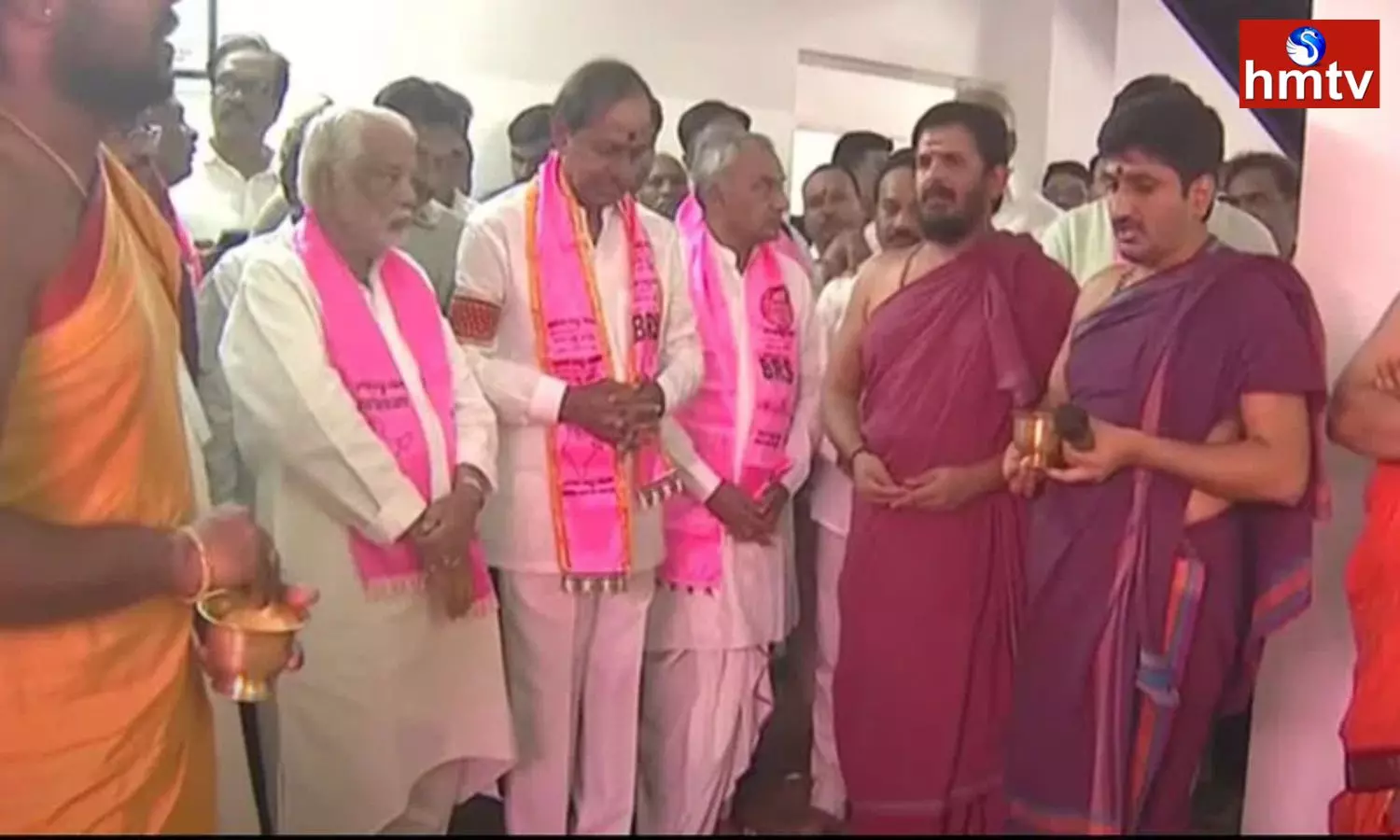 KCR Inaugurated BRS Party Office In Nagpur