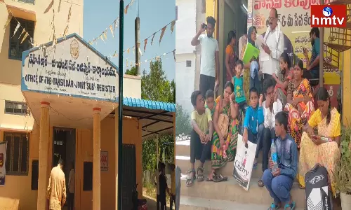 People Run Around The Tehsildar Offices