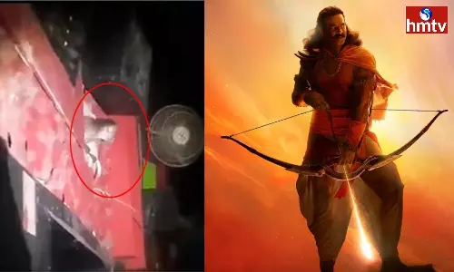Monkey Visits Prabhas Adipurush Theatre