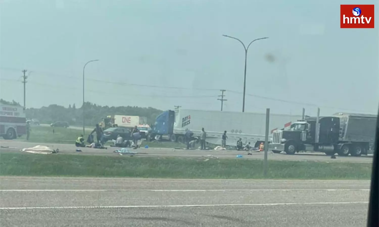 Road Accident In Central Canada.. 15 People Died