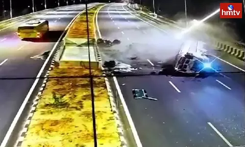 Accident In Khammam District Accident In Khammam District