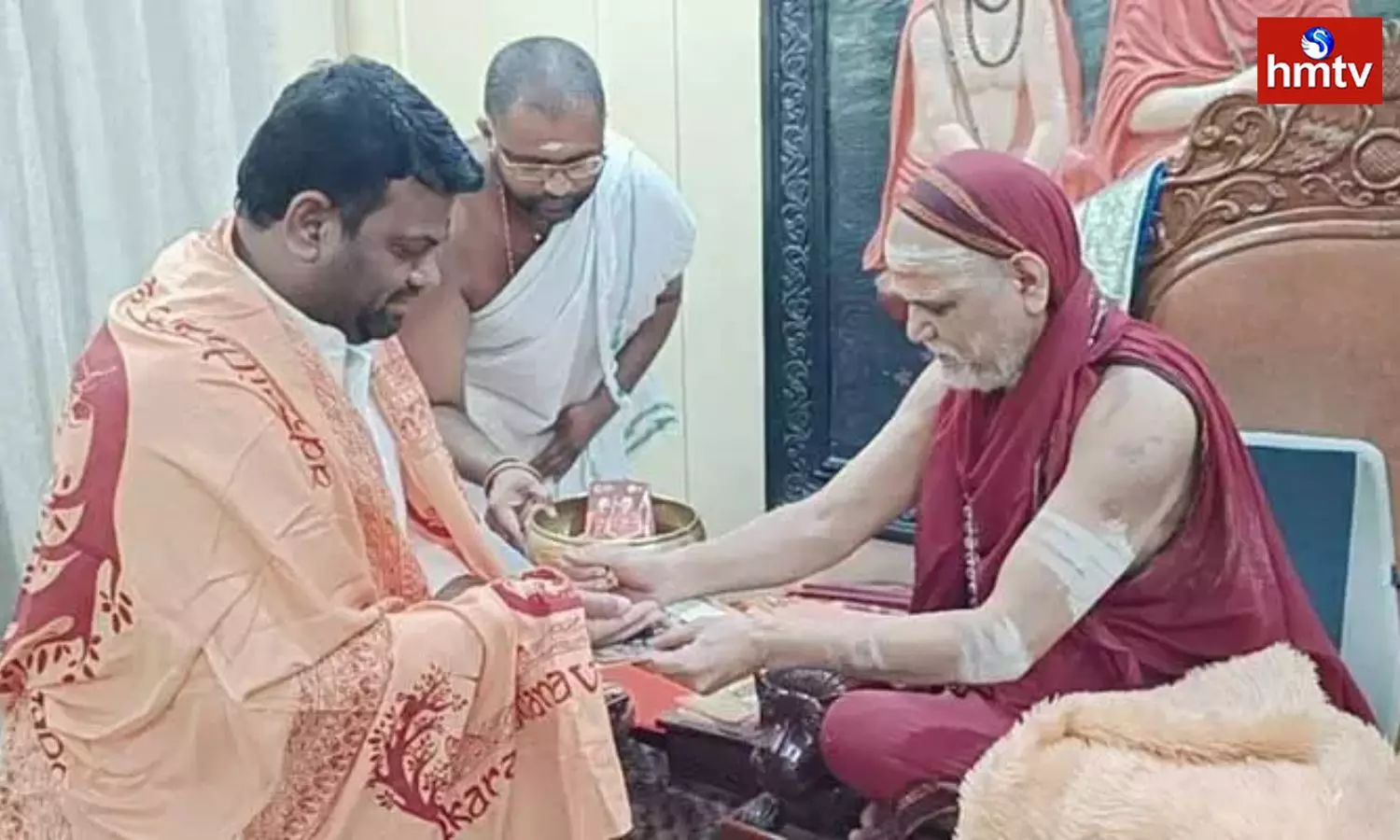Tandur MLA Rohit Reddy Visited The Visakha Sri Sarada Peetham