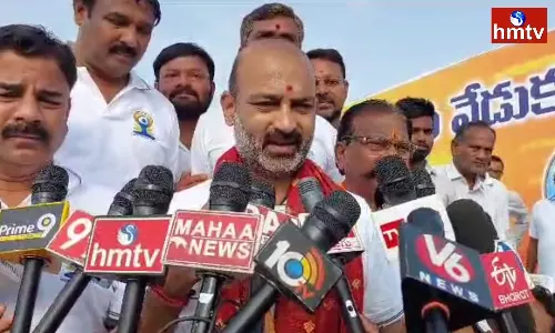 Bandi Sanjay will participate in the Yoga Day Program at Gurukul College in Ghatkesar