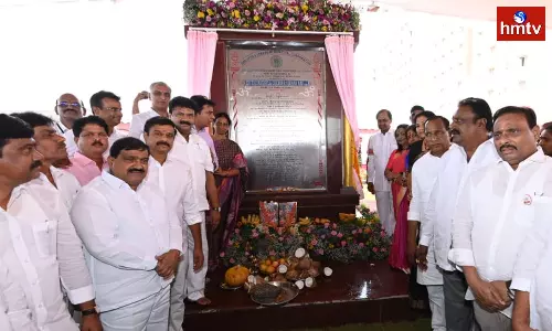 KCR Launched A Double Bedroom Township In Kollur KCR Launched A Double Bedroom Township In Kollur