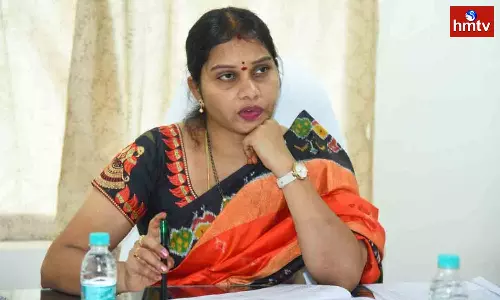 Rumors In ZP Chairperson Saritha Is Joining Congress