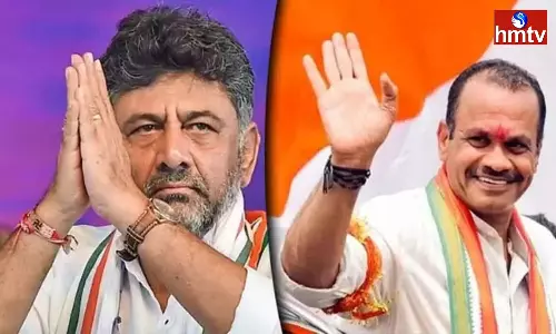 Komati Reddy Venkat Reddy Met DK Shivakumar