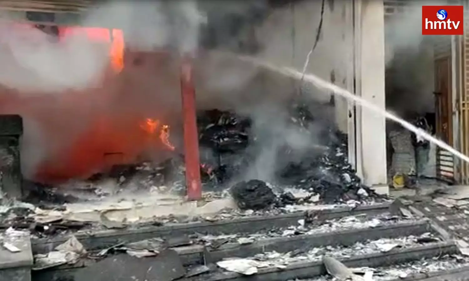 Fire Broke out in a Shopping Mall At Prakasam District