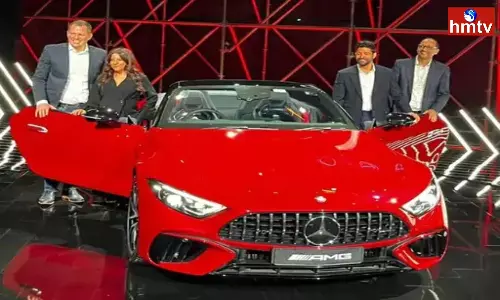 Mercedes AMG Launched its SL55 Roadster in India This Sports Car Can Accelerate to 100 KMPH in Just 3.9 Seconds